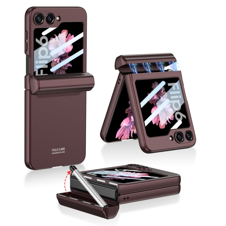 GKK Integrated Magnetic Full Coverage Flip Phone Case with Pen Box+Pen