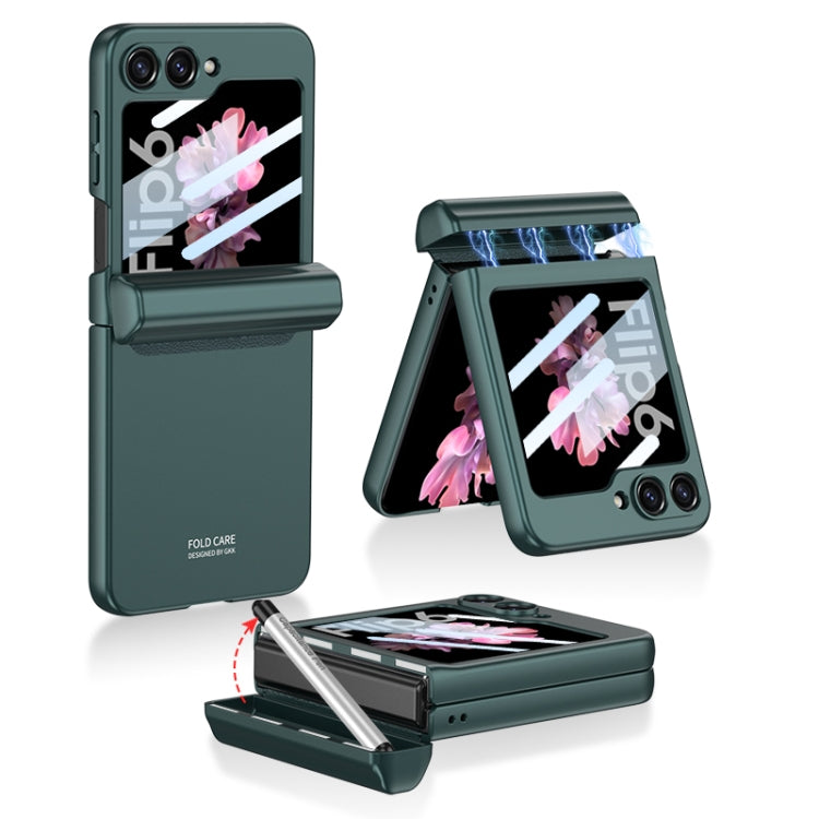 GKK Integrated Magnetic Full Coverage Flip Phone Case with Pen Box+Pen