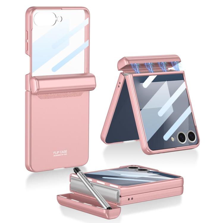 GKK Integrated Magnetic Full Coverage Flip Phone Case with Pen Box+Pen