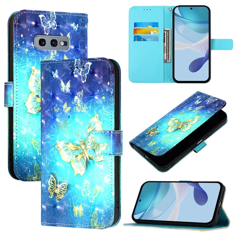 3D Painting Horizontal Flip Leather Phone Case, For Samsung Galaxy S10e, For Samsung Galaxy S10+, For Samsung Galaxy S10