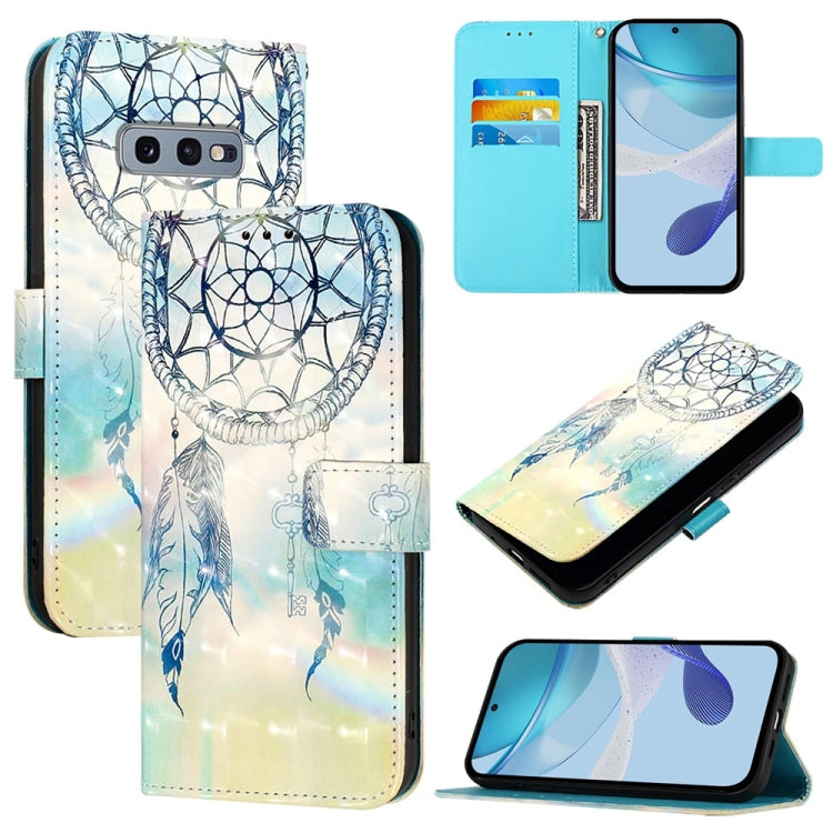 3D Painting Horizontal Flip Leather Phone Case, For Samsung Galaxy S10e, For Samsung Galaxy S10+, For Samsung Galaxy S10