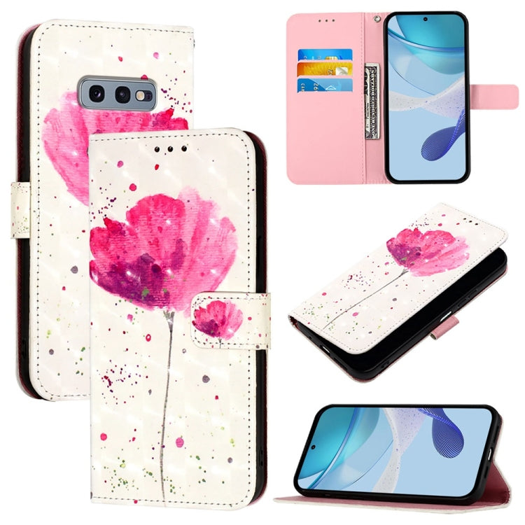 3D Painting Horizontal Flip Leather Phone Case, For Samsung Galaxy S10e, For Samsung Galaxy S10+, For Samsung Galaxy S10