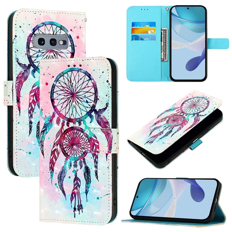 3D Painting Horizontal Flip Leather Phone Case, For Samsung Galaxy S10e, For Samsung Galaxy S10+, For Samsung Galaxy S10