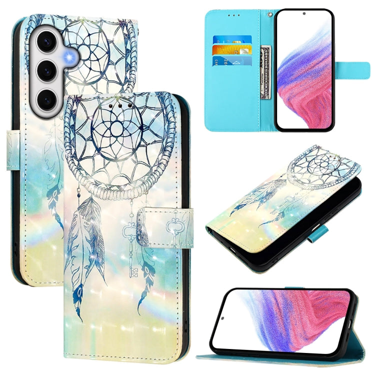 3D Painting Horizontal Flip Leather Phone Case, For Samsung Galaxy S25 5G, For Samsung Galaxy S25+ 5G, For Samsung Galaxy S25 Ultra 5G, For Samsung Galaxy S24 FE 5G