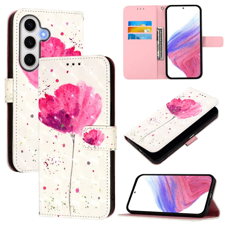 3D Painting Horizontal Flip Leather Phone Case, For Samsung Galaxy S25 5G, For Samsung Galaxy S25+ 5G, For Samsung Galaxy S25 Ultra 5G, For Samsung Galaxy S24 FE 5G