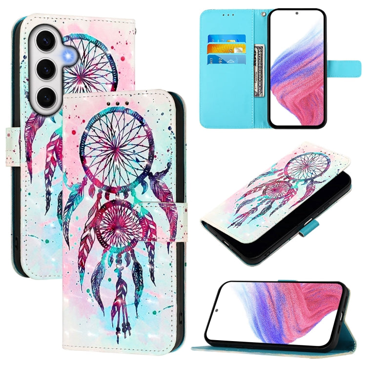 3D Painting Horizontal Flip Leather Phone Case, For Samsung Galaxy S25 5G, For Samsung Galaxy S25+ 5G, For Samsung Galaxy S25 Ultra 5G, For Samsung Galaxy S24 FE 5G