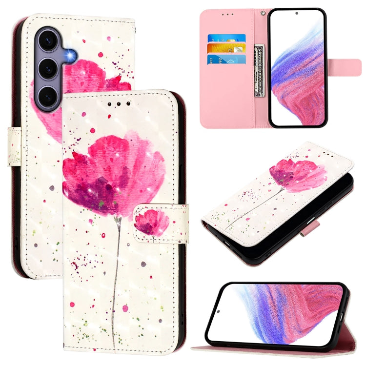 3D Painting Horizontal Flip Leather Phone Case, For Samsung Galaxy S25 5G, For Samsung Galaxy S25+ 5G, For Samsung Galaxy S25 Ultra 5G, For Samsung Galaxy S24 FE 5G