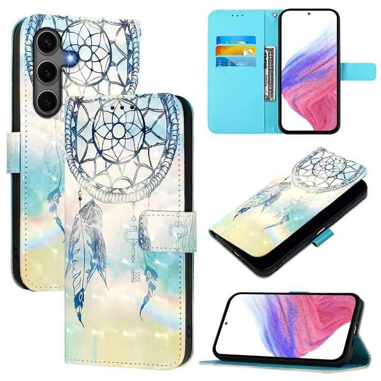 3D Painting Horizontal Flip Leather Phone Case, For Samsung Galaxy S25 5G, For Samsung Galaxy S25+ 5G, For Samsung Galaxy S25 Ultra 5G, For Samsung Galaxy S24 FE 5G