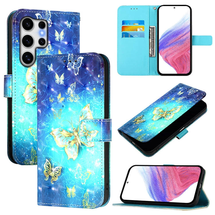 3D Painting Horizontal Flip Leather Phone Case, For Samsung Galaxy S25 5G, For Samsung Galaxy S25+ 5G, For Samsung Galaxy S25 Ultra 5G, For Samsung Galaxy S24 FE 5G