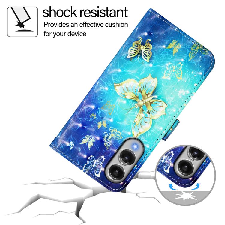 3D Painting Horizontal Flip Leather Phone Case