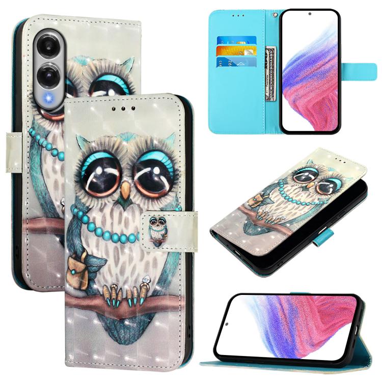 3D Painting Horizontal Flip Leather Phone Case