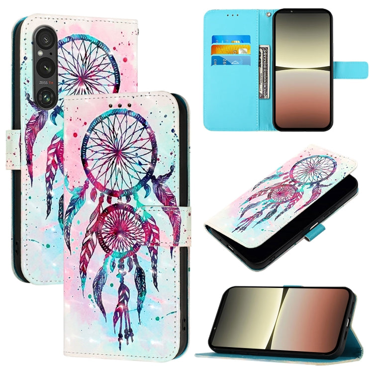 3D Painting Horizontal Flip Leather Phone Case