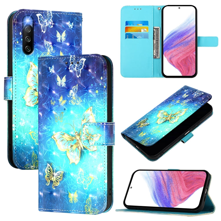 3D Painting Horizontal Flip Leather Phone Case, For Sony Xperia 1 V, For Sony Xperia 10 V, For Sony Xperia 5 IV, For Sony Xperia 10 IV