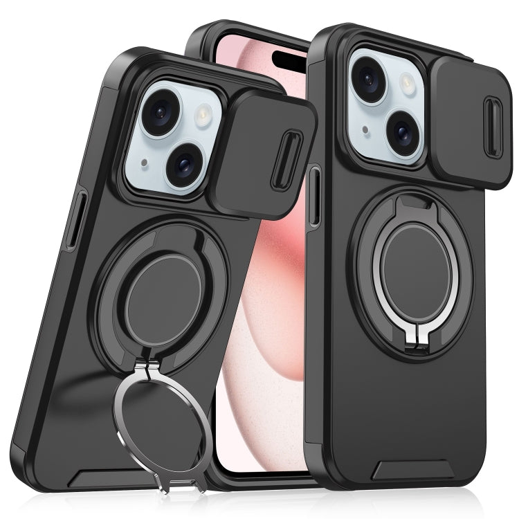 Sliding Camshield Ring Holder Phone Case, For iPhone 15 Pro, For iPhone 15 Plus, For iPhone 15, For iPhone 14 Plus, For iPhone 14