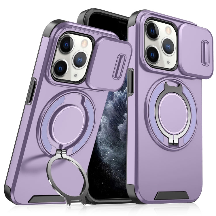 Sliding Camshield Ring Holder Phone Case, For iPhone 11 Pro