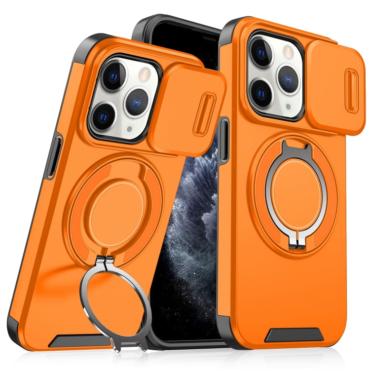 Sliding Camshield Ring Holder Phone Case, For iPhone 11 Pro