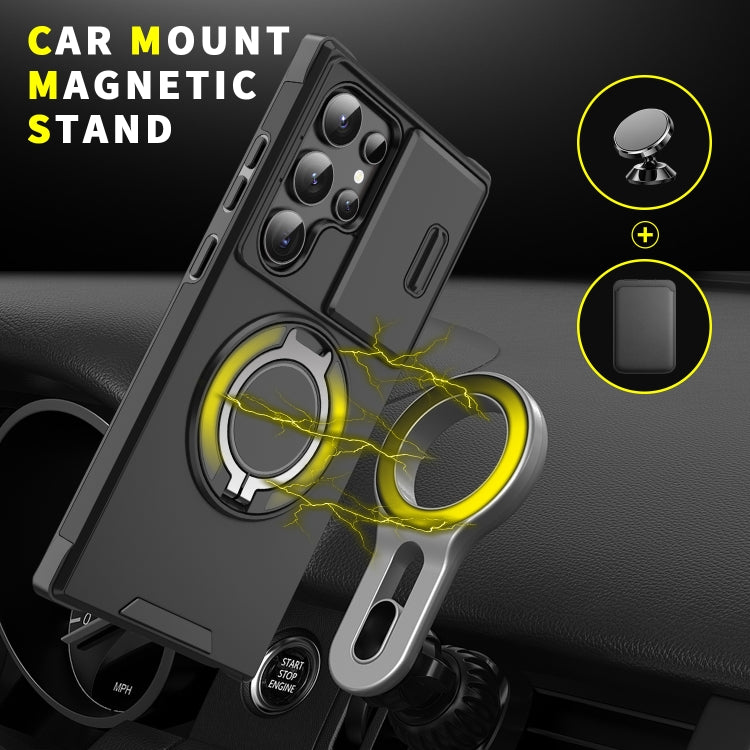 Sliding Camshield Ring Holder Phone Case, For Samsung Galaxy S23 Ultra 5G, For Samsung Galaxy S23+ 5G, For Samsung Galaxy S23 5G, For Samsung Galaxy S20 FE, For Samsung Galaxy S22 Ultra 5G