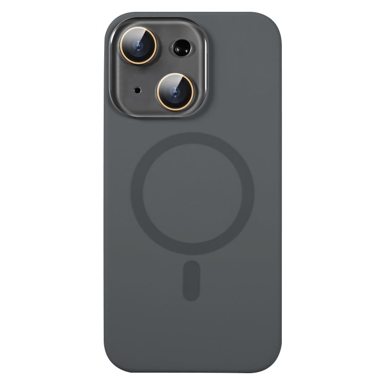 Liquid Silicone MagSafe Full Coverage Phone Case with Lens Film, For iPhone 13 Pro, For iPhone 13, For iPhone 12, For iPhone 12 Pro Max