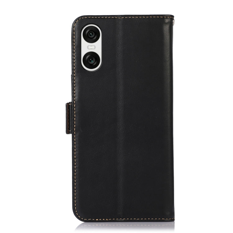 Magnetic Crazy Horse Texture Genuine Leather RFID Phone Case, For Sony Xperia 10 VI, For Sony Xperia 1 VI, For Sony Xperia 5 VI