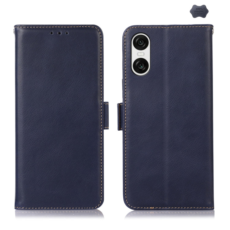 Magnetic Crazy Horse Texture Genuine Leather RFID Phone Case, For Sony Xperia 10 VI, For Sony Xperia 1 VI, For Sony Xperia 5 VI