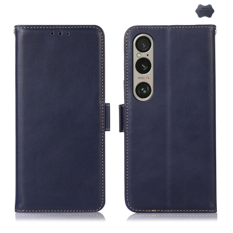 Magnetic Crazy Horse Texture Genuine Leather RFID Phone Case, For Sony Xperia 10 VI, For Sony Xperia 1 VI, For Sony Xperia 5 VI