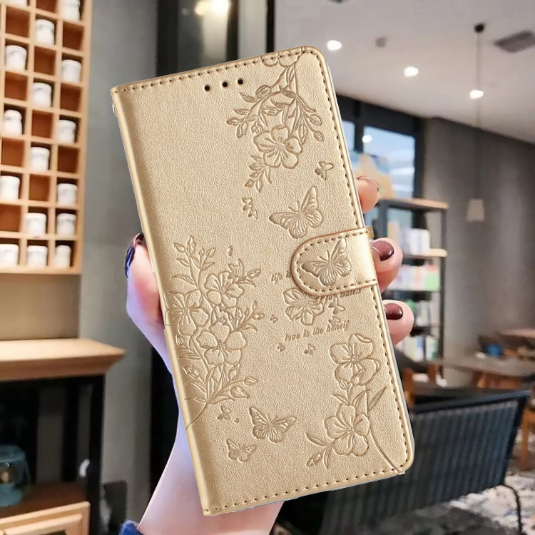 Butterflies and Flowers Leather Phone Case, For iPhone 13, For iPhone 13 mini, For iPhone 12 / 12 Pro, For iPhone 12 Pro Max