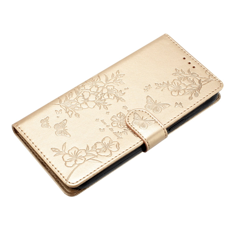 Butterflies and Flowers Leather Phone Case, For iPhone 13, For iPhone 13 mini, For iPhone 12 / 12 Pro, For iPhone 12 Pro Max