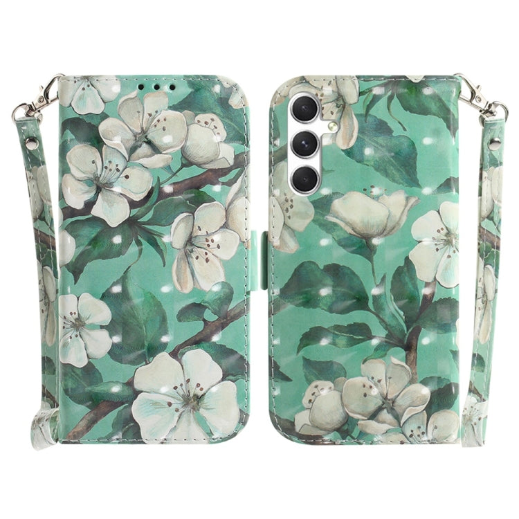 3D Colored Horizontal Flip Leather Phone Case