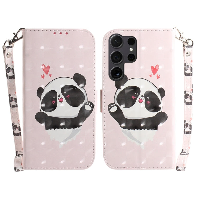 3D Colored Horizontal Flip Leather Phone Case