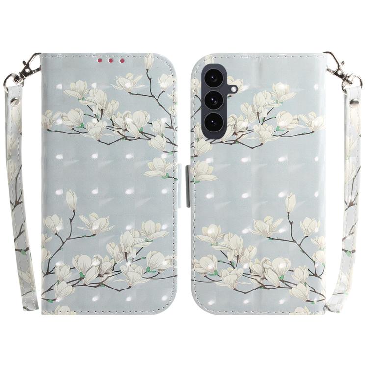 3D Colored Horizontal Flip Leather Phone Case