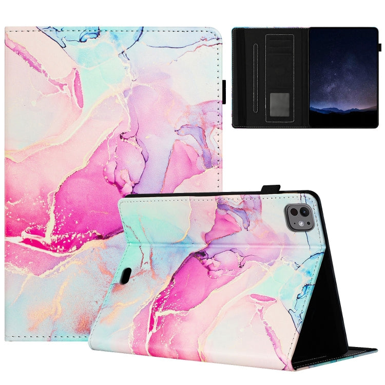 Marble Litchi Leather Smart Tablet Case, For iPad mini 6 / mini 2024, For iPad Air 11 2024 / 2022 / 2020 10.9, For iPad Pro 11 2024, For iPad 10th Gen 10.9 2022, For iPad 10.2 2021 / 2020 / 10.5