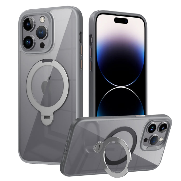 Transparent MagSafe Magnetic Rotating Ring Holder Phone Case, For iPhone 14 Plus, For iPhone 14, For iPhone 14 Pro, For iPhone 14 Pro Max, For iPhone 13 Pro Max, For iPhone 13 Pro, For iPhone 13, For iPhone 12 / 12 Pro