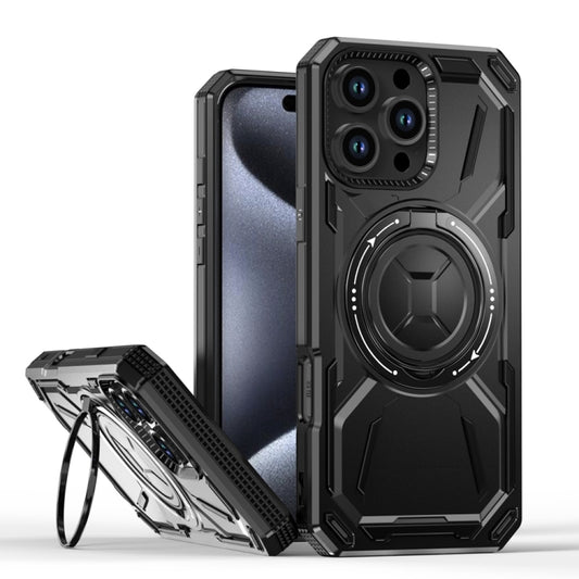 Armor II Series MagSafe Magnetic Holder Phone Case, For iPhone 16 Pro Max, For iPhone 16 Pro, For iPhone 16 Plus, For iPhone 16