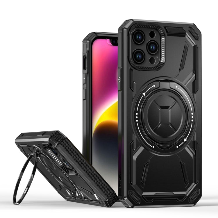 Armor II Series MagSafe Magnetic Holder Phone Case, For iPhone 13 Pro, For iPhone 13, For iPhone 12 / 12 Pro, For iPhone 12 Pro Max