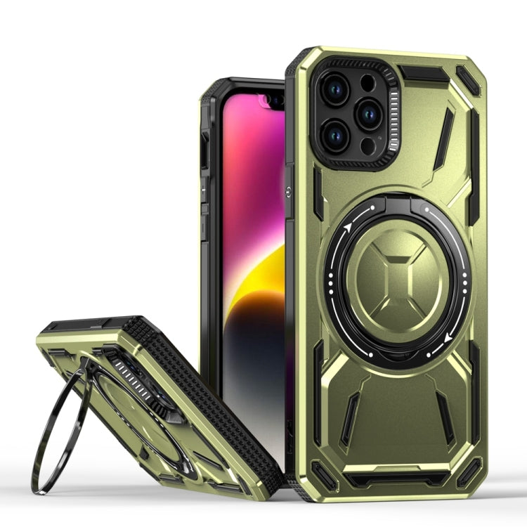 Armor II Series MagSafe Magnetic Holder Phone Case, For iPhone 13 Pro, For iPhone 13, For iPhone 12 / 12 Pro, For iPhone 12 Pro Max