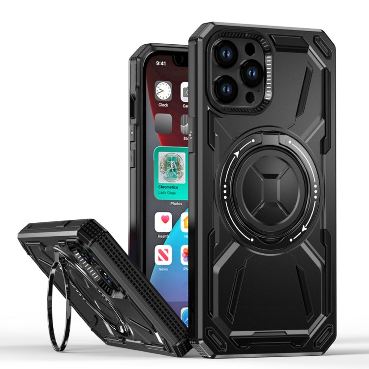 Armor II Series MagSafe Magnetic Holder Phone Case, For iPhone 13 Pro, For iPhone 13, For iPhone 12 / 12 Pro, For iPhone 12 Pro Max
