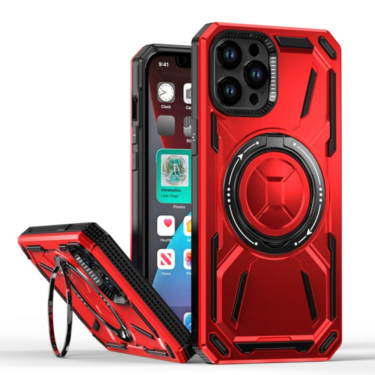 Armor II Series MagSafe Magnetic Holder Phone Case, For iPhone 13 Pro, For iPhone 13, For iPhone 12 / 12 Pro, For iPhone 12 Pro Max