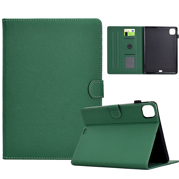 Solid Color Fiber Texture Smart Tablet Leather Case, For iPad Pro 11 2022 / 2022, For iPad Air 10.9 2022 / 2020, For iPad 10.2 2020 / 2019, For iPad Air 10.5 2019