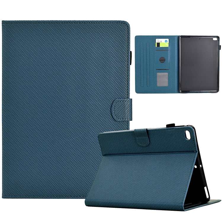 Solid Color Fiber Texture Smart Tablet Leather Case, For iPad Pro 11 2022 / 2022, For iPad Air 10.9 2022 / 2020, For iPad 10.2 2020 / 2019, For iPad Air 10.5 2019