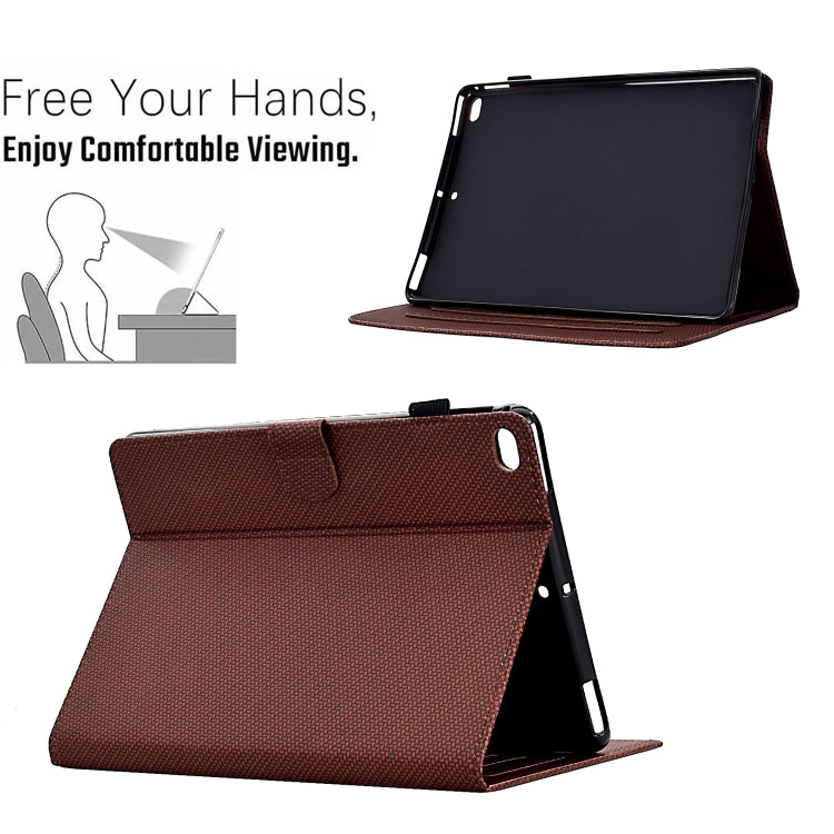 Solid Color Fiber Texture Smart Tablet Leather Case, For iPad mini 5 / 4 / 3 / 2 / 1, For iPad Air / Air 2 / 9.7 2017 / 2018