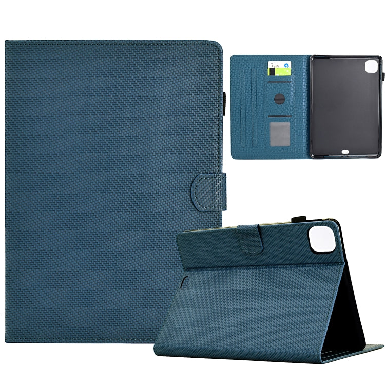 Solid Color Fiber Texture Smart Tablet Leather Case, For iPad Pro 11 2022 / 2022, For iPad Air 10.9 2022 / 2020, For iPad 10.2 2020 / 2019, For iPad Air 10.5 2019