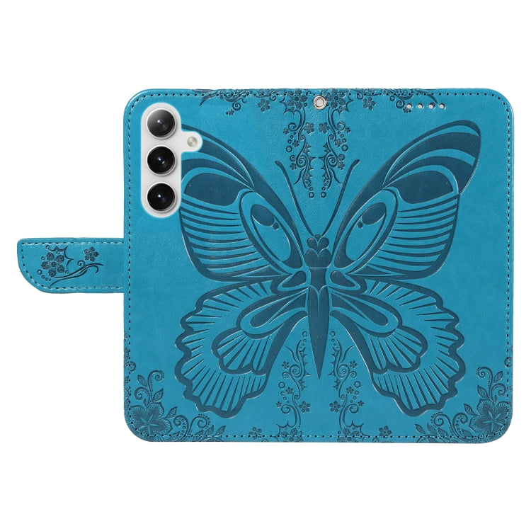 Swallowtail Butterfly Embossed Leather Phone Case, For Samsung Galaxy S25 / S24 5G, For Samsung Galaxy S25+ / S24+ 5G, For Samsung Galaxy S25 Ultra 5G, For Samsung Galaxy S24 FE 5G