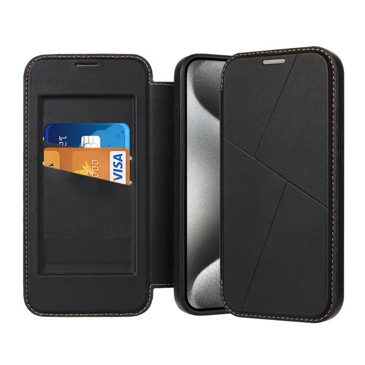 Magnetic Armor Series RFID Card Slots Leather Phone Case