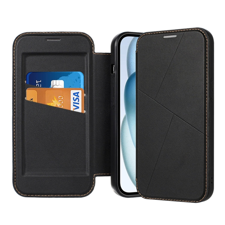 Magnetic Armor Series RFID Card Slots Leather Phone Case