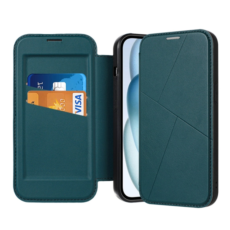 Magnetic Armor Series RFID Card Slots Leather Phone Case