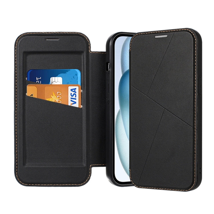 Magnetic Armor Series RFID Card Slots Leather Phone Case, For iPhone 14 / 13, For iPhone 14 Pro, For iPhone 14 Pro Max, For iPhone 13 Pro Max