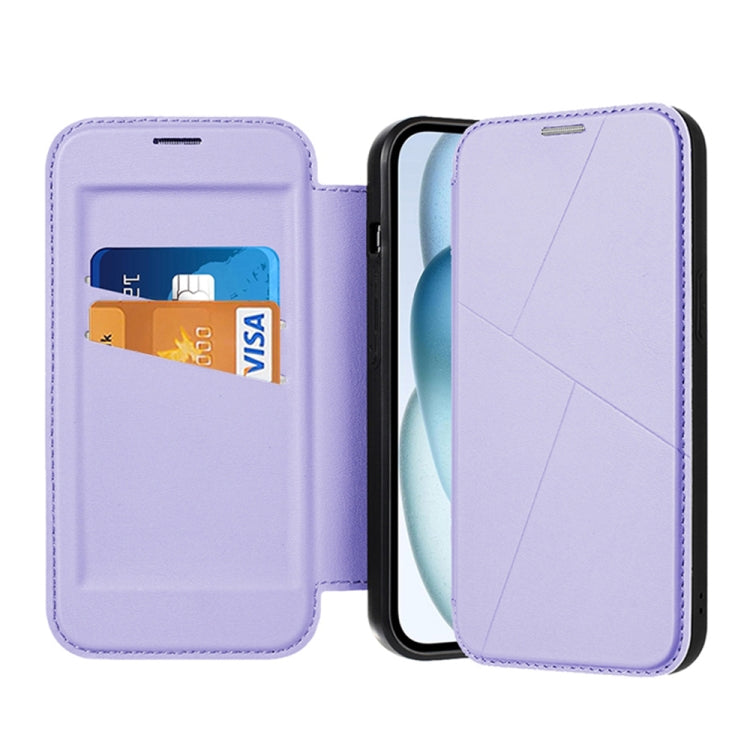 Magnetic Armor Series RFID Card Slots Leather Phone Case, For iPhone 13 Pro