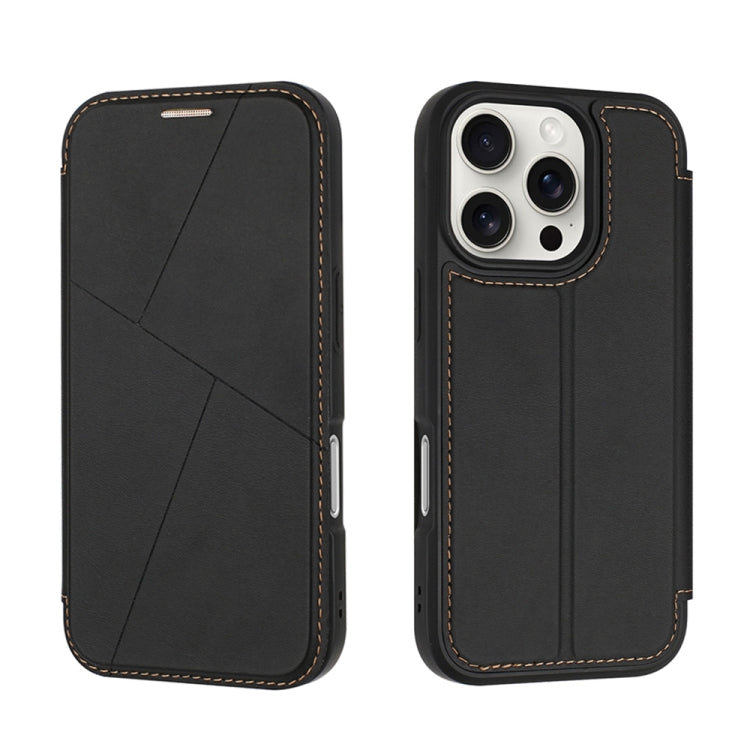 Magnetic Armor Series RFID Card Slots Leather Phone Case, For iPhone 16 Pro Max, For iPhone 16 Pro, For iPhone 16 Plus, For iPhone 16