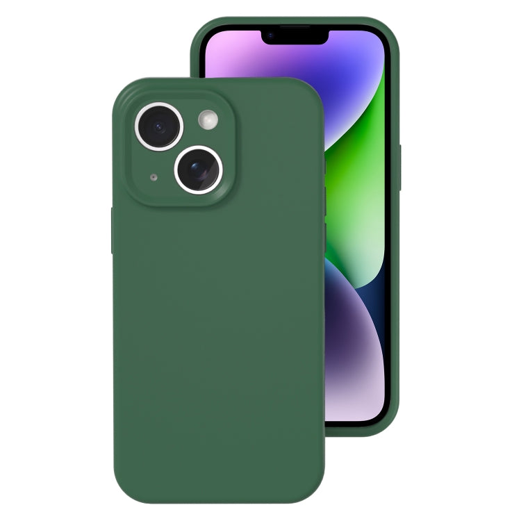 Precise Hole Liquid Silicone Jelly Color Full Coverage Phone Case, For iPhone 14 Plus