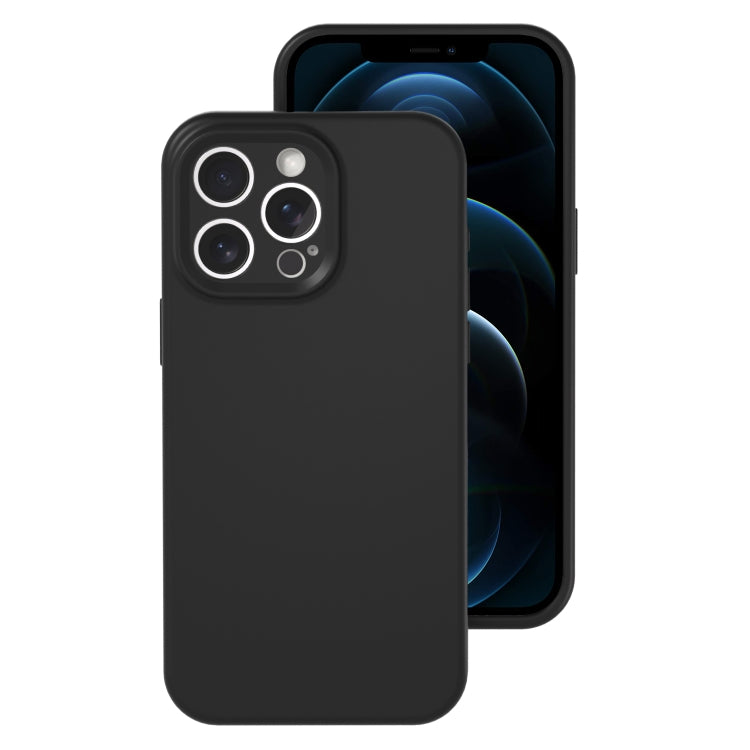 Precise Hole Liquid Silicone Jelly Color Full Coverage Phone Case, For iPhone 12 Pro Max